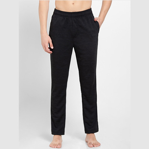 Jockey Men's Slim Fit Trackpants with Zipper Pockets Black MV24